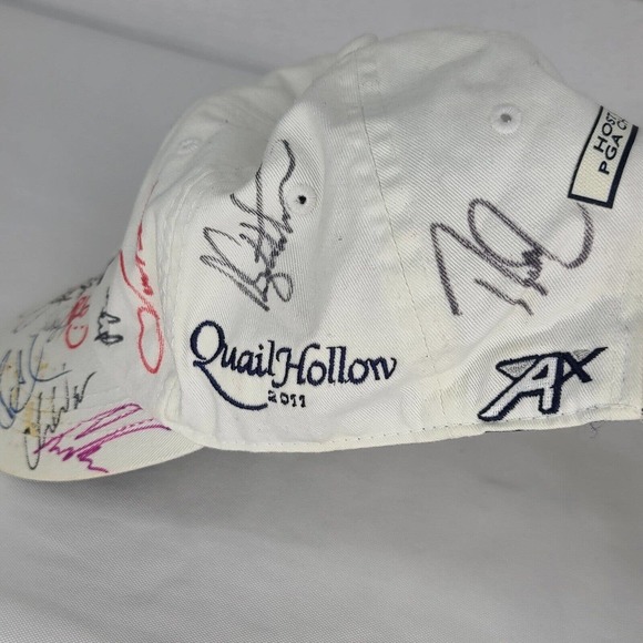 Wells Fargo Championship PGA Autographed McIlroy Mickelson Johnson Fowler Signed - Picture 4 of 12